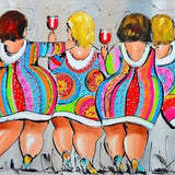 Malen nach Zahlen Dicke Damen