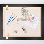 Malen nach Zahlen Dicke Damen mit Fahrrad