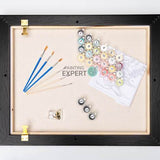 Malen nach Zahlen Dicke Damen mit Fahrrad