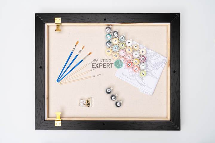 Malen nach Zahlen Dicke Damen mit Fahrrad