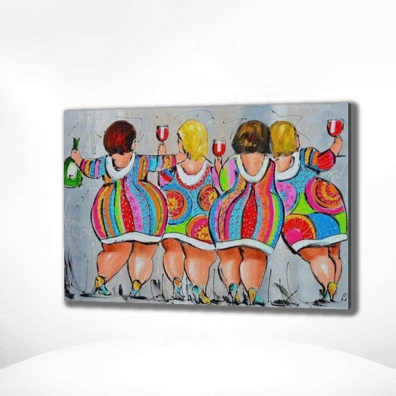 Malen nach Zahlen Dicke Damen