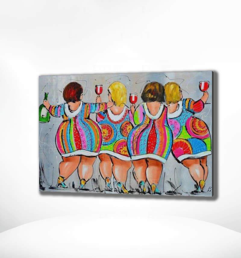 Malen nach Zahlen Dicke Damen