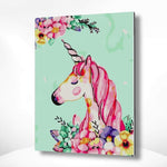 Malen nach Zahlen Einhorn