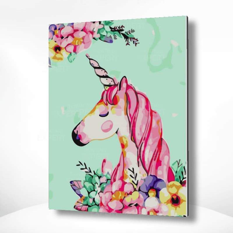 Malen nach Zahlen Einhorn