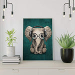 Malen nach Zahlen Elefant