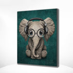 Malen nach Zahlen Elefant