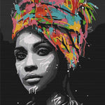 Malen nach Zahlen Elegante Frau