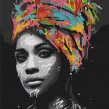 Malen nach Zahlen Elegante Frau