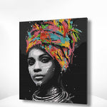 Malen nach Zahlen Elegante Frau