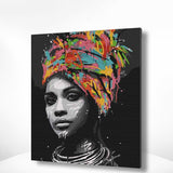 Malen nach Zahlen Elegante Frau