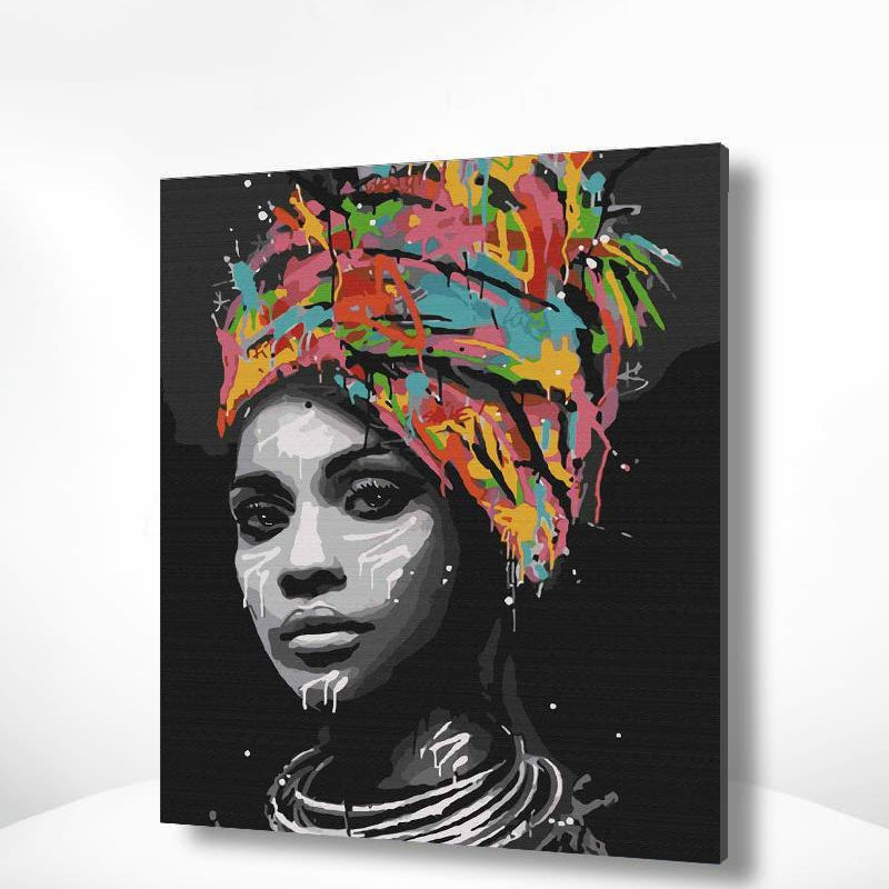 Malen nach Zahlen Elegante Frau