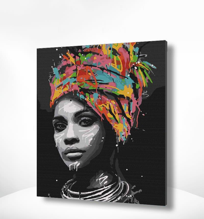 Malen nach Zahlen Elegante Frau