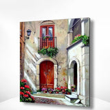 Malen nach Zahlen Fensterhaus