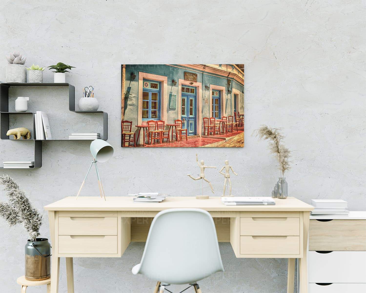 Malen nach Zahlen Ferienhäuser in Griechenland