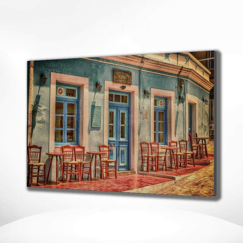 Malen nach Zahlen Ferienhäuser in Griechenland