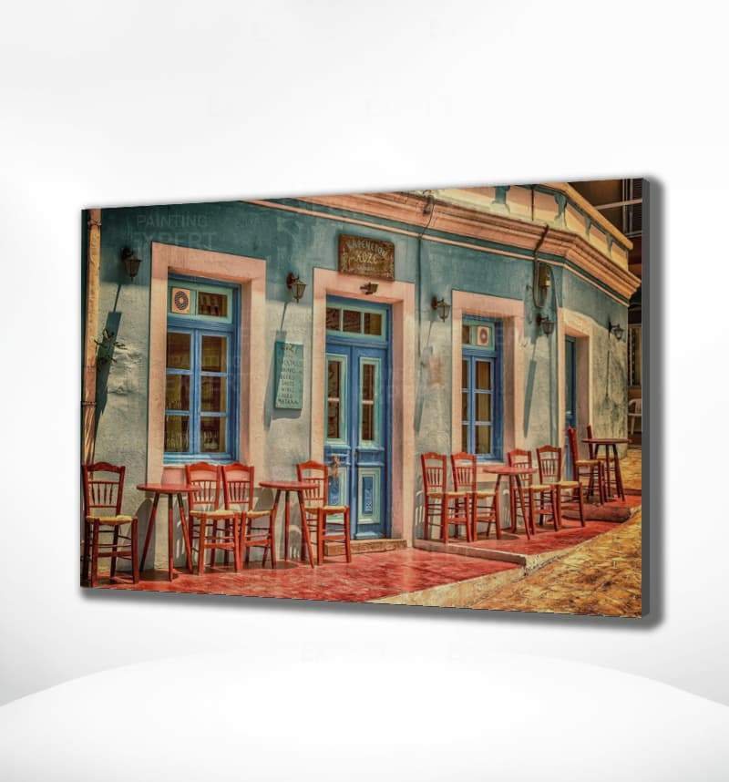 Malen nach Zahlen Ferienhäuser in Griechenland