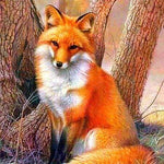 Malen nach Zahlen Fuchs im Zorn