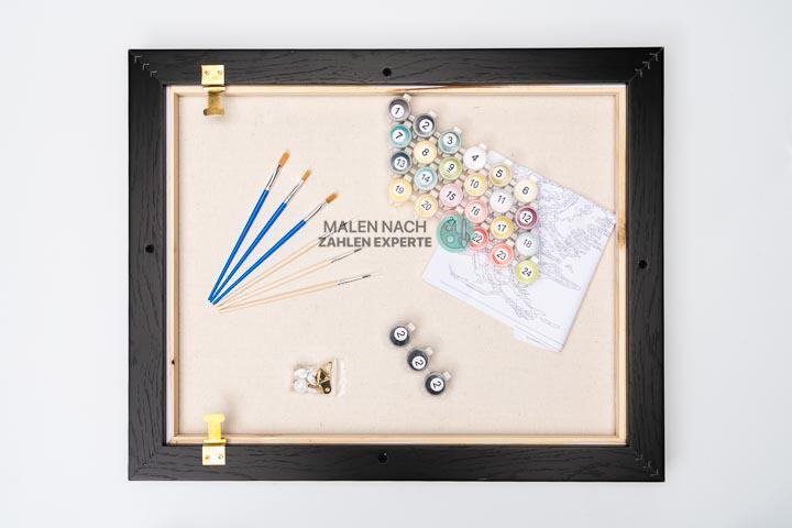 Malen nach Zahlen Fußball Grün Gelb