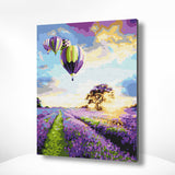 Malen nach Zahlen Heißluftballons