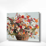 Malen nach Zahlen Kamille in einem Korb