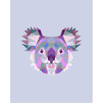 Malen nach Zahlen Koala Polygon