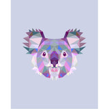 Malen nach Zahlen Koala Polygon