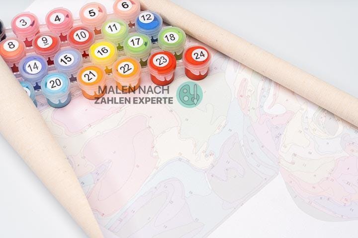 Malen nach Zahlen Lama