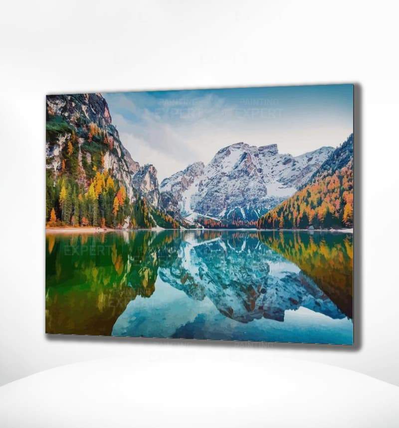 Malen nach Zahlen Landschaft mit Bach