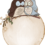 Malen nach Zahlen Liebe Eulen