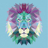 Malen nach Zahlen Löwe Polygon
