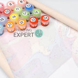 Malen nach Zahlen Löwe mit Sternen