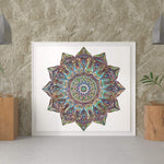 Malen nach Zahlen Mandala mit Farben