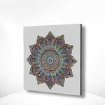 Malen nach Zahlen Mandala mit Farben