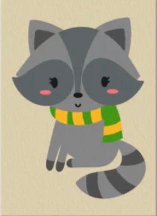 Malen nach Zahlen Niedliches Kätzchen