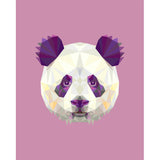 Malen nach Zahlen Panda Polygon