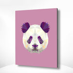 Malen nach Zahlen Panda Polygon