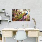 Malen nach Zahlen Pfaue im Wald