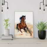 Malen nach Zahlen Pferd im Galopp