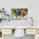 Malen nach Zahlen Pferde im Meer