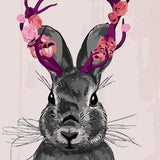 Malen nach Zahlen Rosa Kaninchen