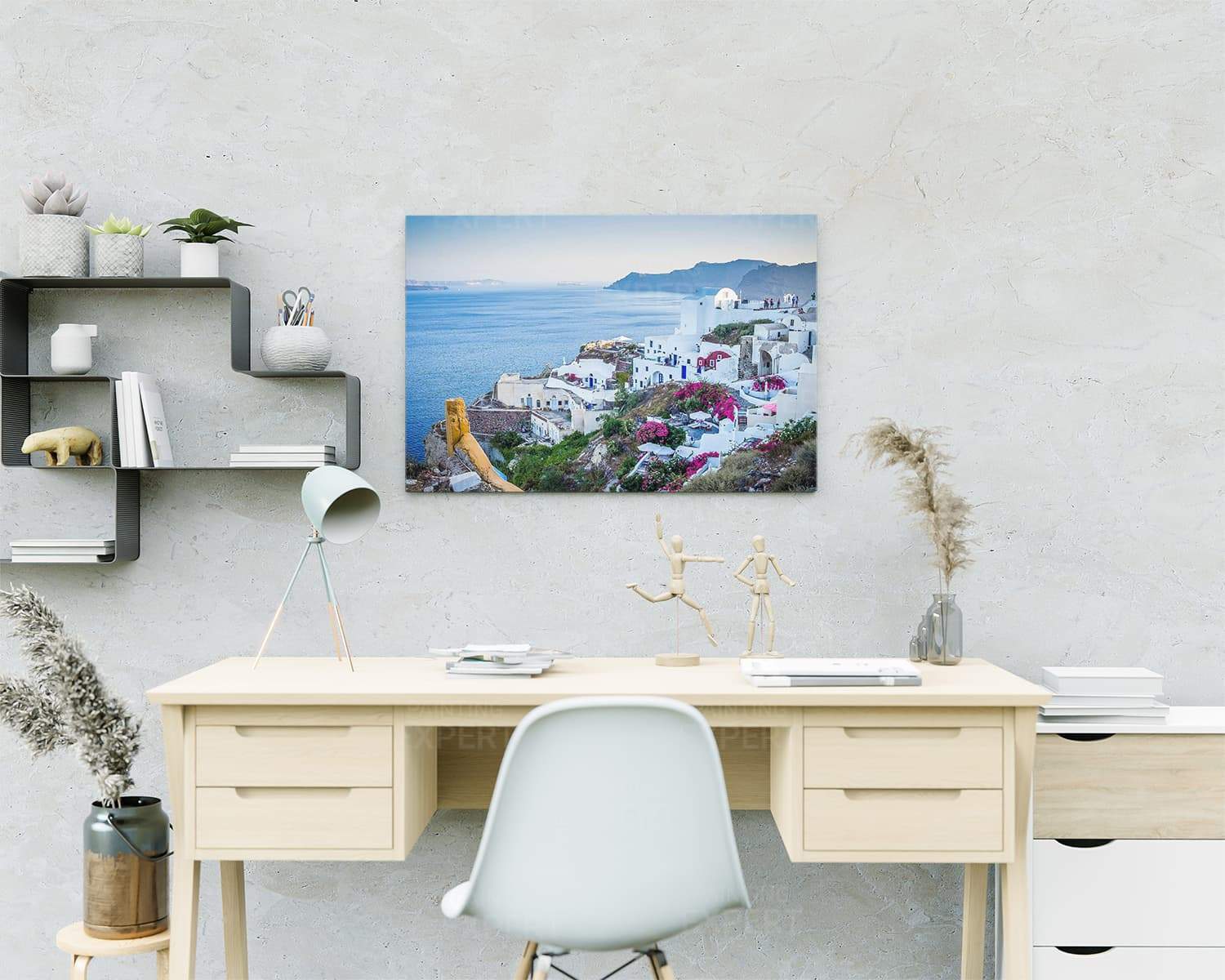 Malen nach Zahlen Santorin