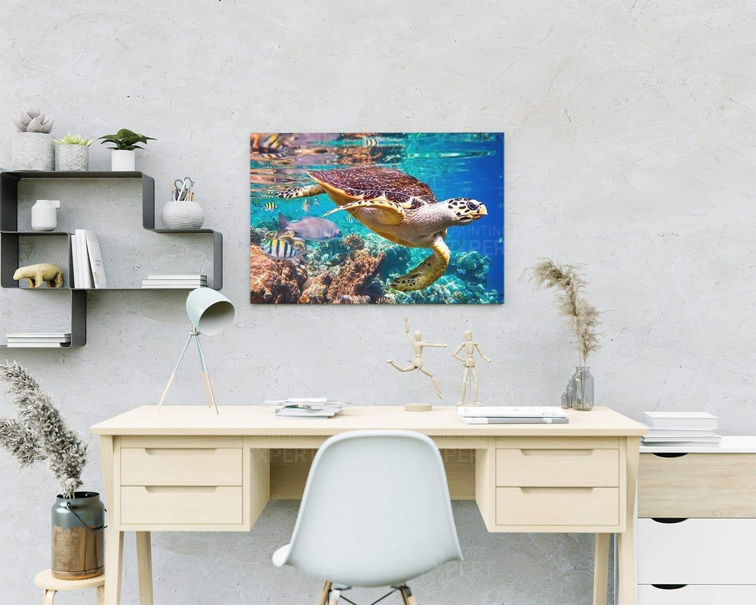 Malen nach Zahlen Schildkröte Meer