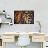 Malen nach Zahlen Schöner Löwe (mit Rahmen)