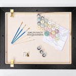 Malen nach Zahlen Schöner Löwe (mit Rahmen)