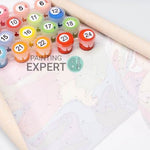 Malen nach Zahlen Stadt mit Boot