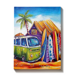 Malen nach Zahlen Strand mit Van