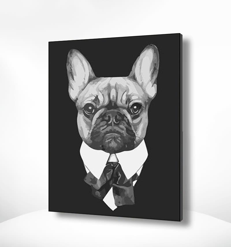 Malen nach Zahlen Tough Bulldog-Malen Nach Zahlen Experte