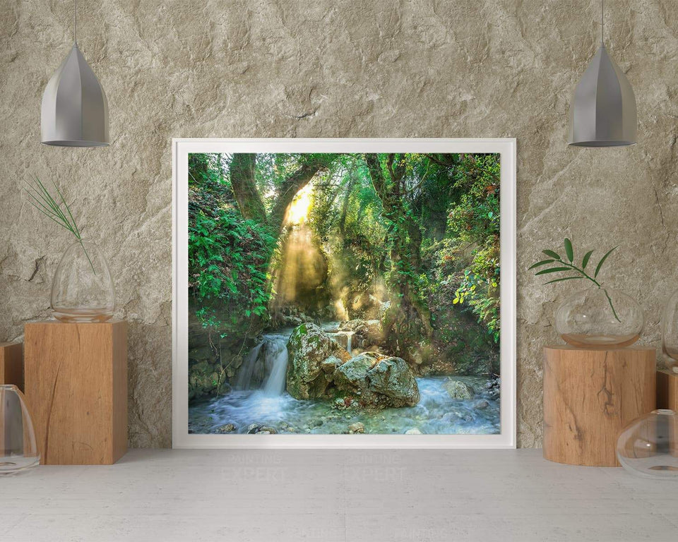 Malen nach Zahlen Wasserfall