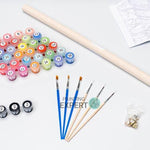 Malen nach Zahlen Welpe und Kätzchen