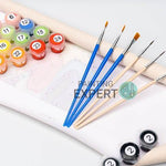 Malen nach Zahlen Zebra mit Hut